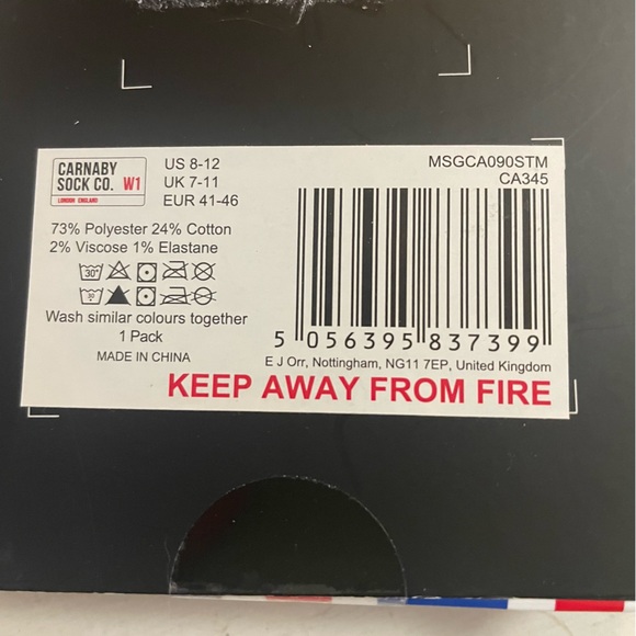 Carnaby Sock Company - 1 pair of men’s socks - Picture 3 of 4